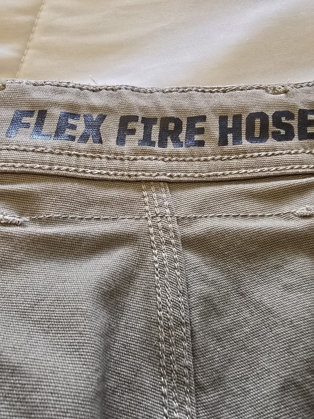 Duluth Trading Co - Flex Fire Hose - Tan Workwear Cargo Pants